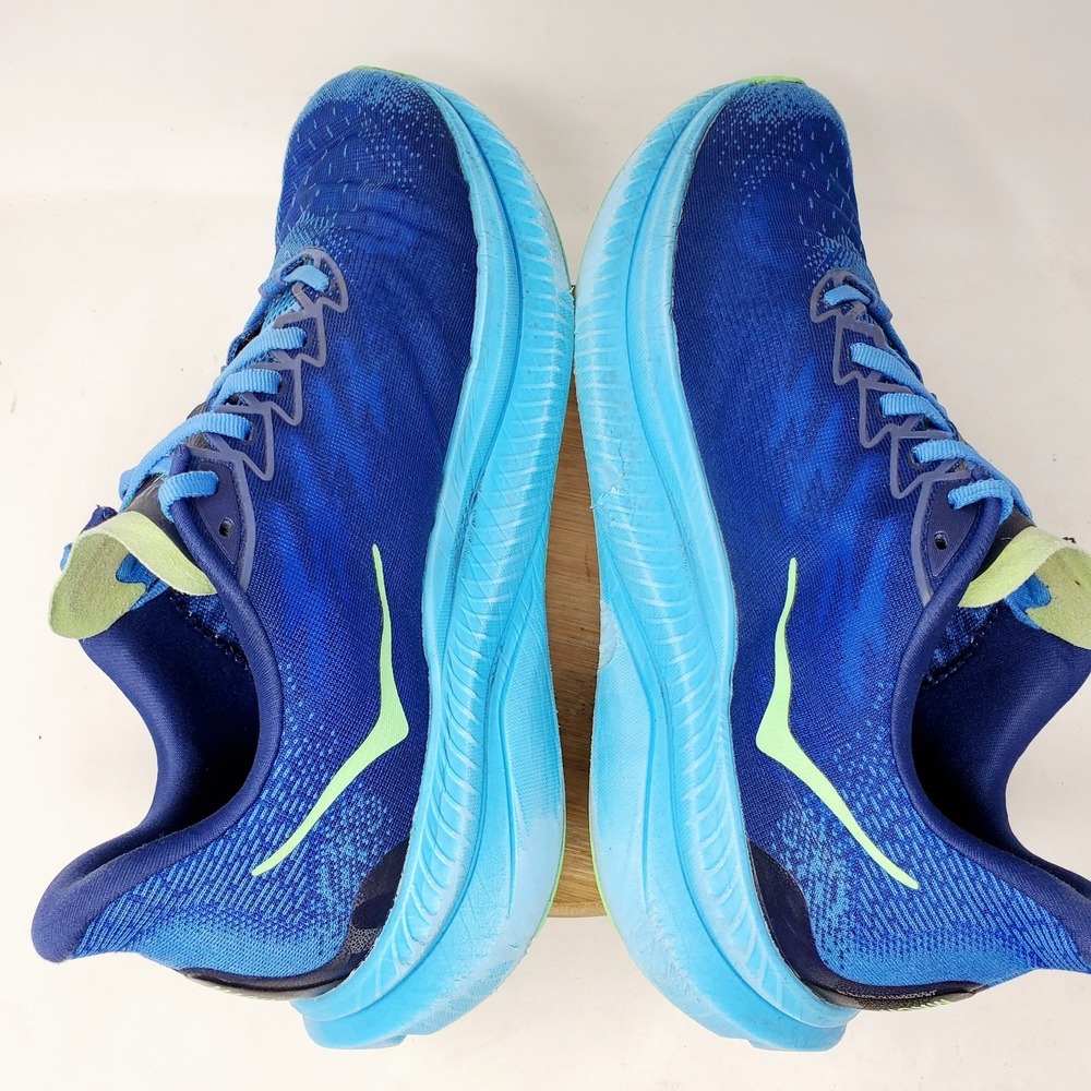Hoka One One Mach 6 Running Shoes Mens 11.5 D Blue Athletic Comfort Sneaker - Picture 13 of 16